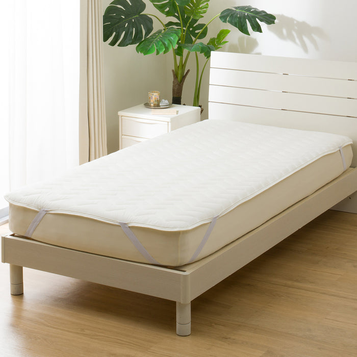 REVERSIBLE PADDED SHEET TOPPER N COOL WSP S WH S2503