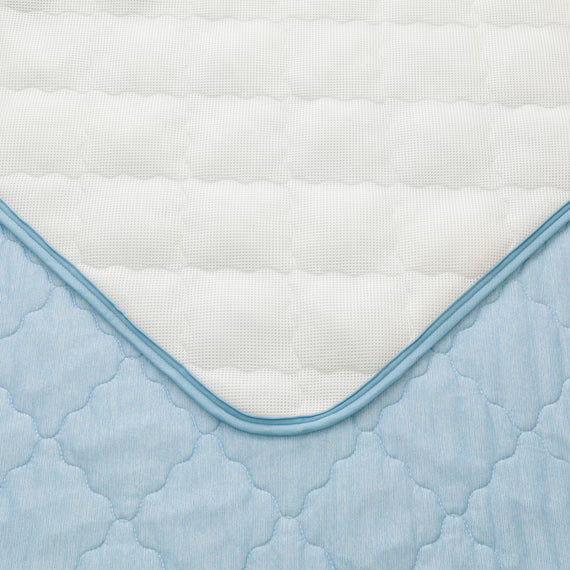 PADDED SHEET TOPPER WITHOUT BANDS N COOL K BL S2501