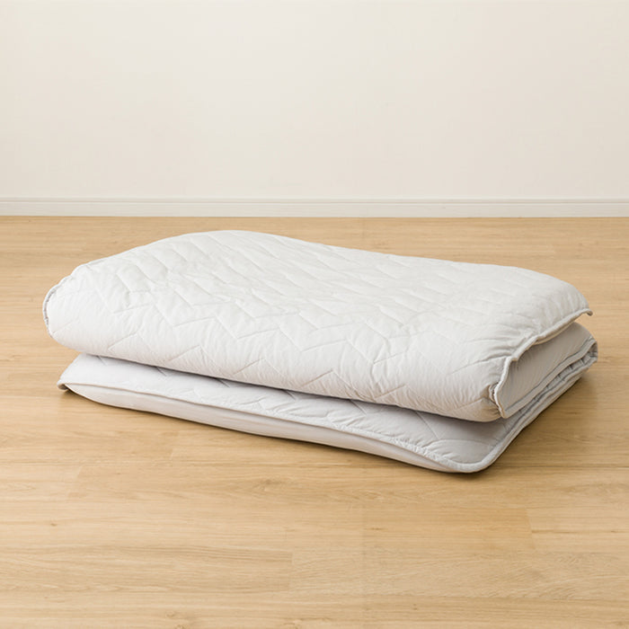 REVERSIBLE FITTED SHEET TOPPER N COOL WSP SD GYS2503