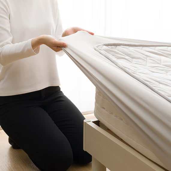 REVERSIBLE FITTED SHEET TOPPER N COOL WSP Q GYS2503