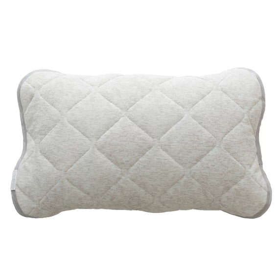 REVERSIBLE PADDED PILLOW TOPPER N COOL SP GY S2502