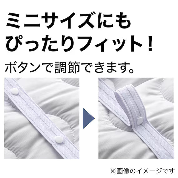 REVERSIBLE PADDED PILLOW TOPPER N COOL WSP WH S2503