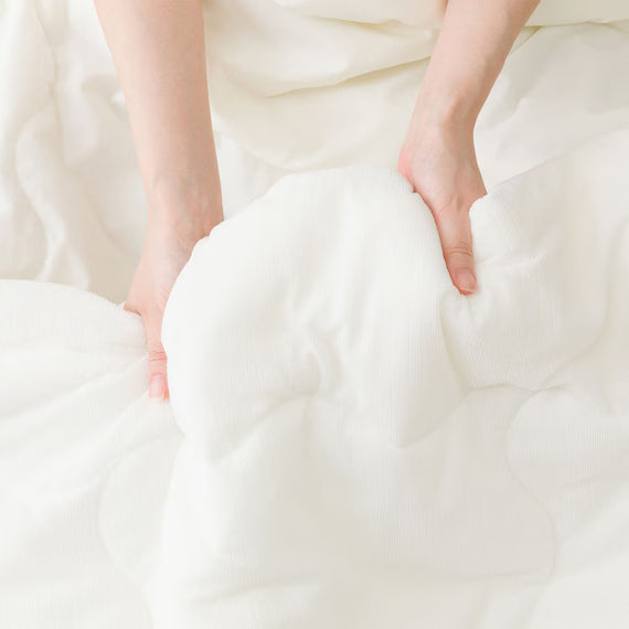 REVERSIBLE COMFORTER N COOL WSP Q WH S2503