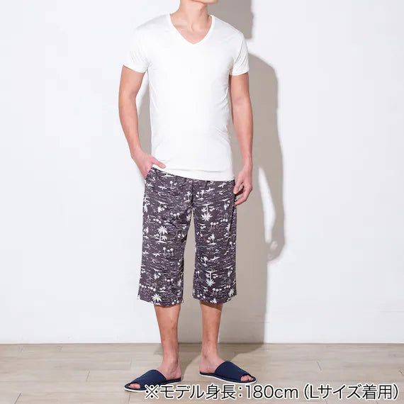 MENS SUPER COOL THREEQUARTER LENGTH ROOM PANTS NEP BK M