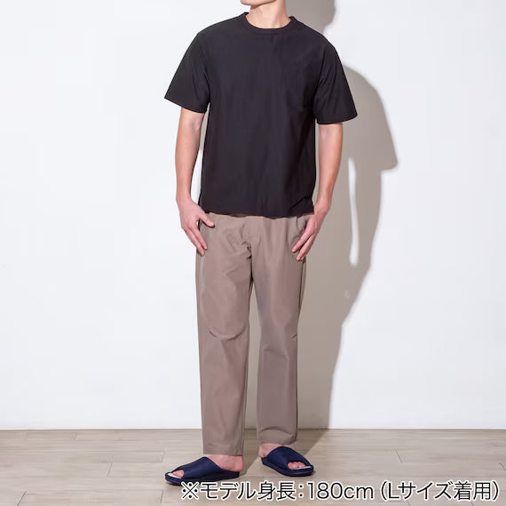MENS COOL CUT GEORGETTE RELAX TSHIRT NE BK L