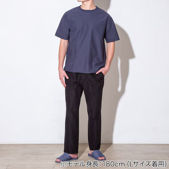 MENS COOL CUT GEORGETTE RELAX TSHIRT NE BL LL