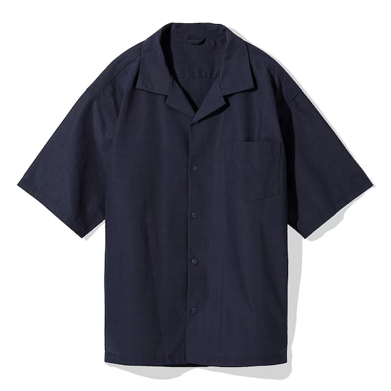 MENS COOL CUT GEORGETTE SHORT SLEEVESHIRTNE BL M
