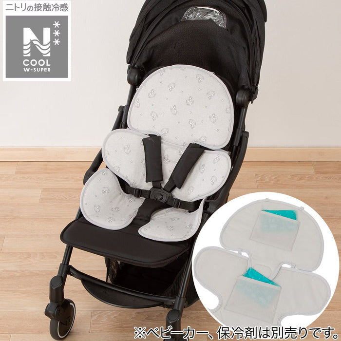 NCOOL WSP WIDE STROLLER PAD WITH COOLING POCKET MK25