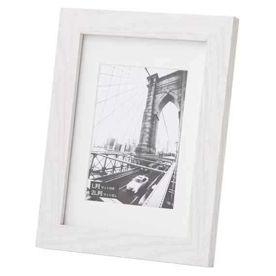 PHOTO FRAME  L WH IT14