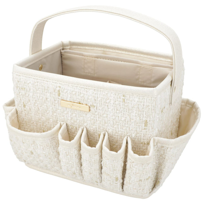 Tweed Cosmetic Basket Small NT2501 (White)