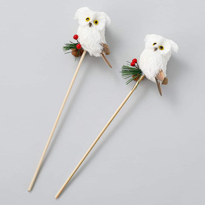 Christmas Ornament Set of 2 RH06-75718 (White)