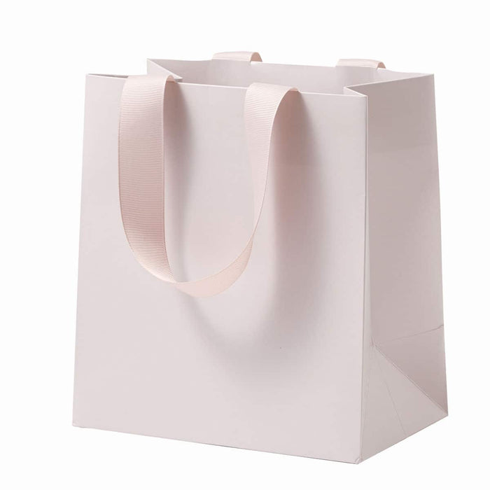 Paper Gift Bag with Handle Small (Light Mocha)