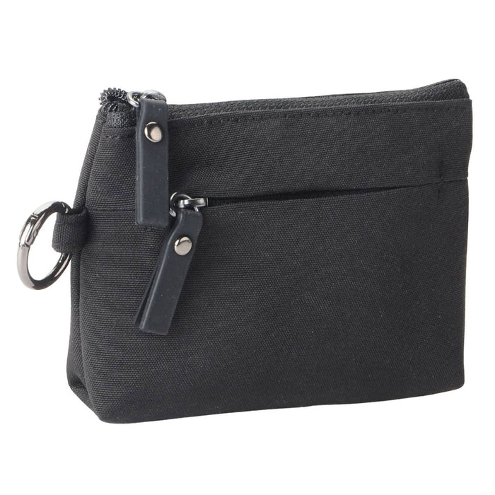 Mini Pouch with Carabiner (Black)