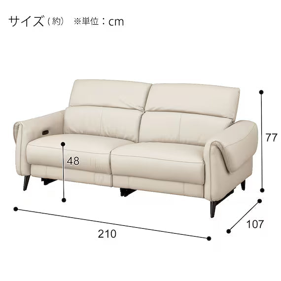 ELECTRIC 3P SOFA LS04 NW LBE