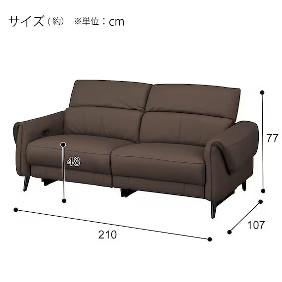 ELECTRIC 3P SOFA LS04 NW DMO