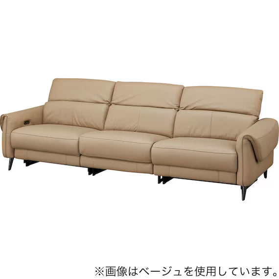 ELECTRIC WIDE 3 SEATER SOFA LS04 NW BK
