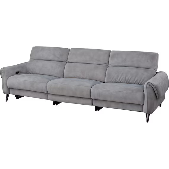 ELECTRIC WIDE 3 SEATER SOFA LS04 PEY GY