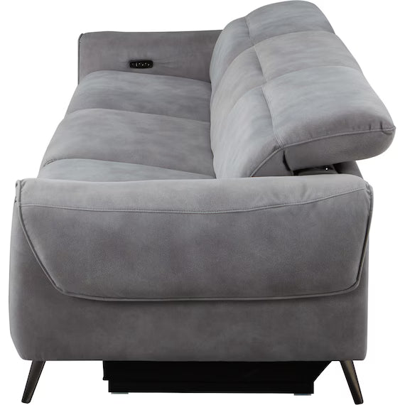 ELECTRIC WIDE 3 SEATER SOFA LS04 PEY GY