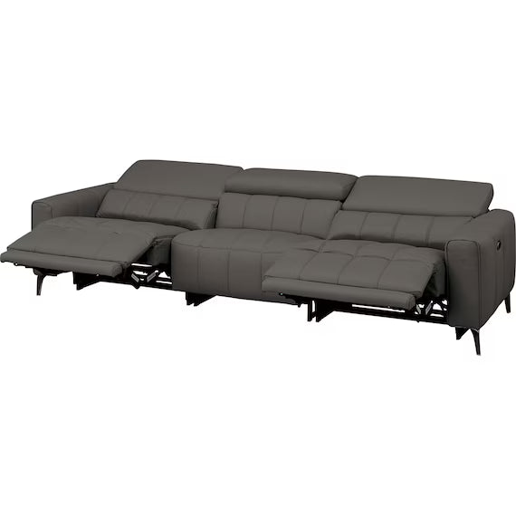 ELECTRIC WIDE 3 SEATER SOFA LS05 NW DGY