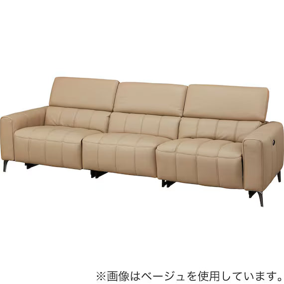 ELECTRIC WIDE 3 SEATER SOFA LS05 NW BK