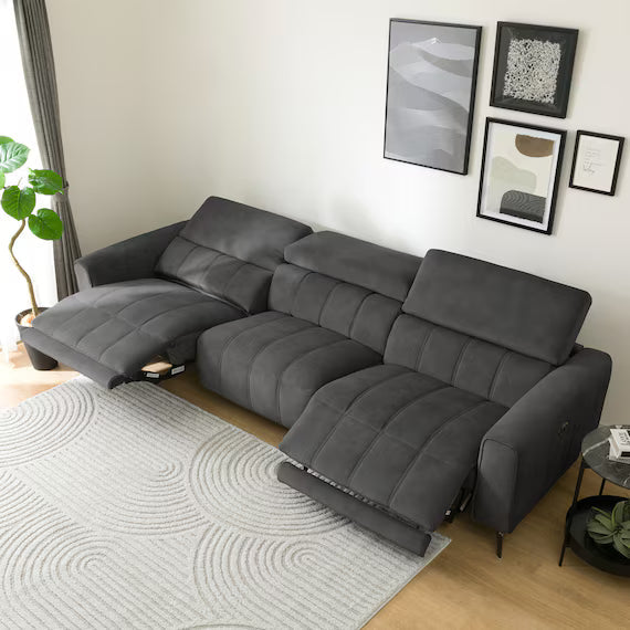 ELECTRIC WIDE 3 SEATER SOFA LS05 PEY DGY