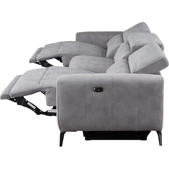 ELECTRIC WIDE 3 SEATER SOFA LS05 PEY GY