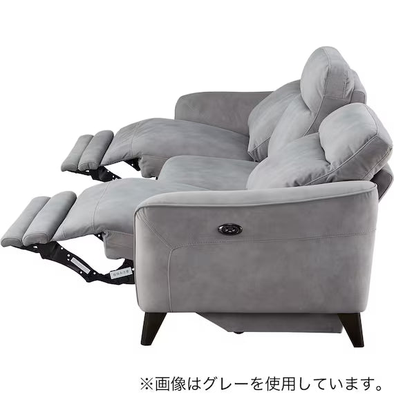 ELECTRIC WIDE 3 SEATER SOFA LS06 PEY DGY