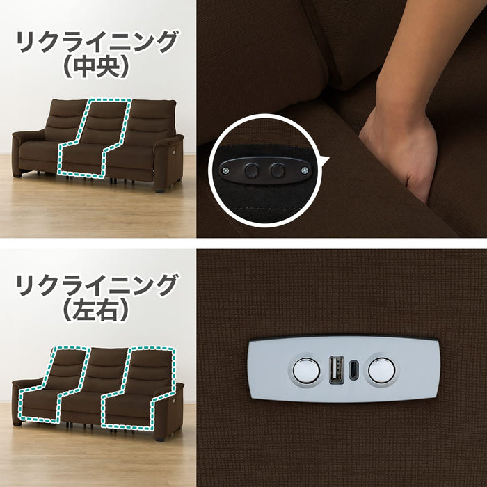 ELECTRIC SOFA N-BELIEVA 3 MICROFIBER