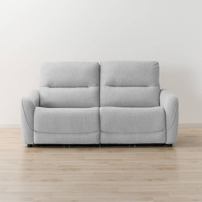 HE02N Wide 2-Seater Power Reclining Sofa (Light Gray)