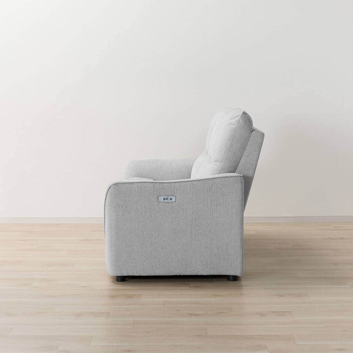 HE02N Wide 2-Seater Power Reclining Sofa (Light Gray)