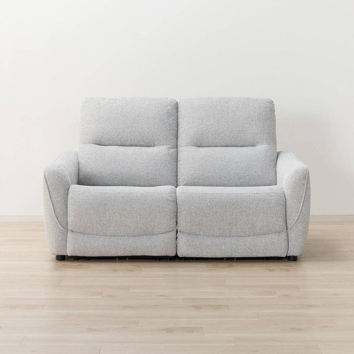HE02N 2-Seater Power Reclining Sofa (Light Gray)