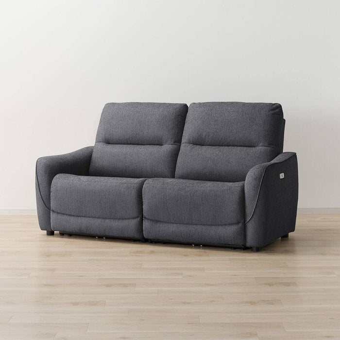 HE02N Wide 2-Seater Power Reclining Sofa (Dark Gray)