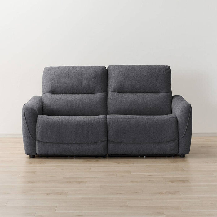 HE02N Wide 2-Seater Power Reclining Sofa (Dark Gray)