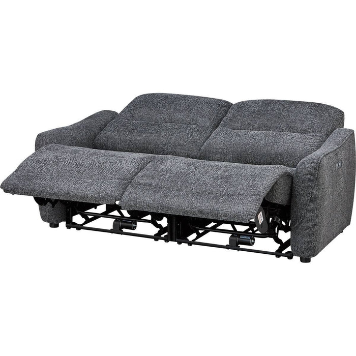 HE02N Wide 2-Seater Power Reclining Sofa (Dark Gray)
