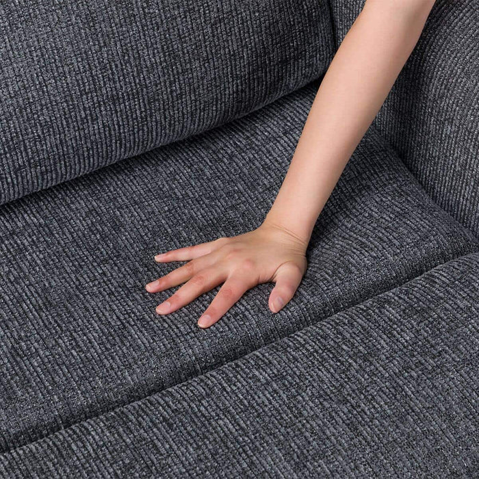 HE02N Wide 2-Seater Power Reclining Sofa (Dark Gray)