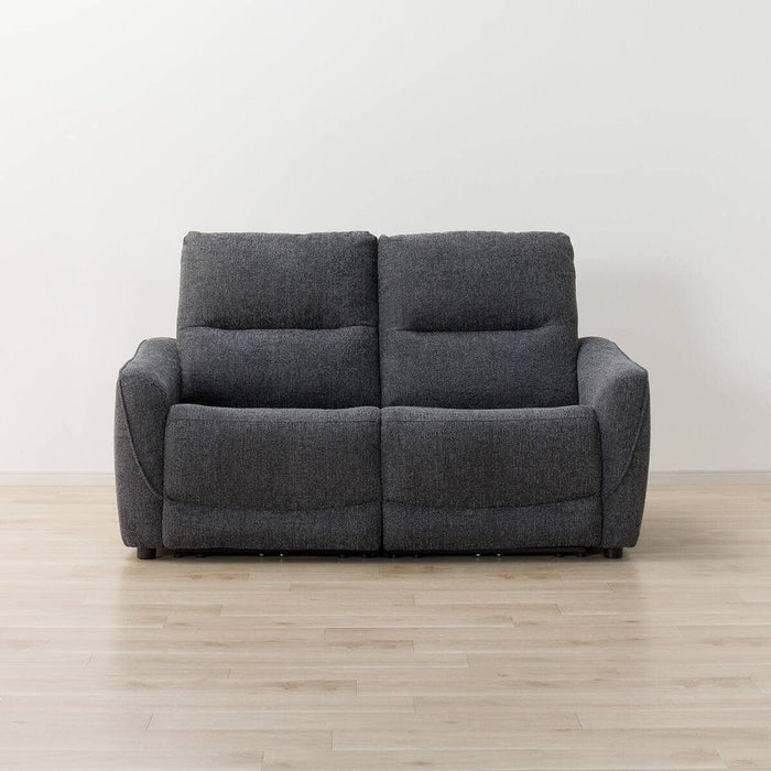HE02N 2-Seater Power Reclining Sofa (Dark Gray)