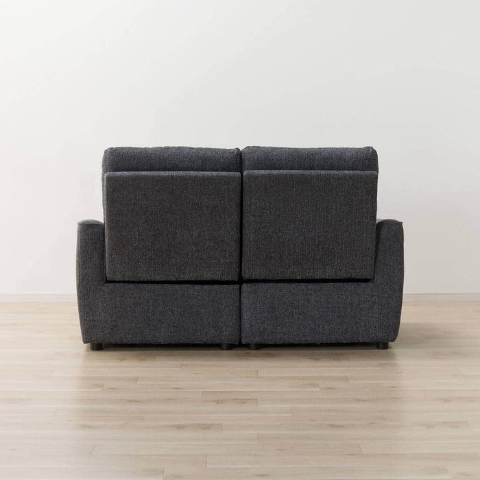 HE02N 2-Seater Power Reclining Sofa (Dark Gray)