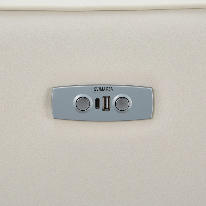 HE02N 2-Seater Power Reclining Sofa, N Shield (Ivory)