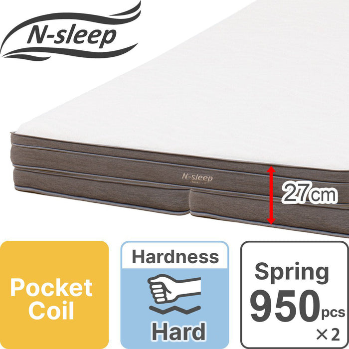 Q MATTRESS HARD H2-02CR UNT VH 180*188
