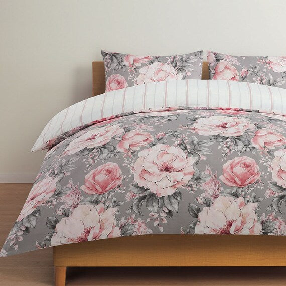 QUILT COVER NGRIP PEONY S