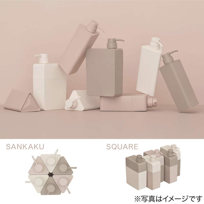 Sankaku Refill Dispenser Bottle 400ml (Rose)