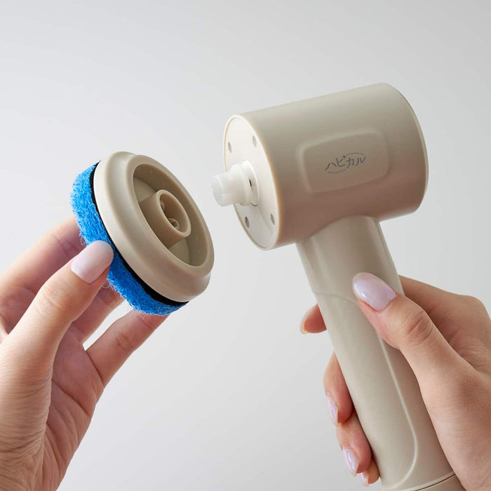 Electric Multi Scrubber (Rechargeable, with Brush & Sponge Attachments)