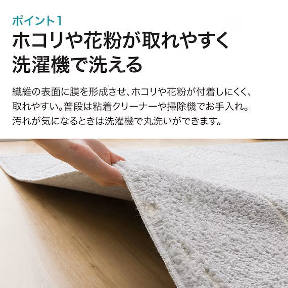 TUFTED RUG 185X185 GY SR003