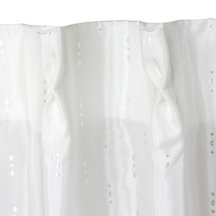 LACE CURTAIN N NATURE DOT 100X228X2