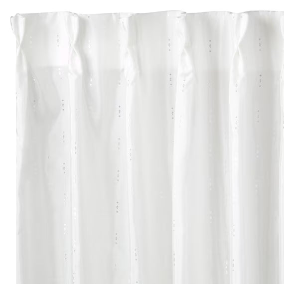LACE CURTAIN N NATURE DOT 100X198X2