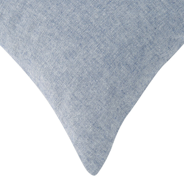 JUMBOCUSHIONCOVER COTTON LINEN WASH BL