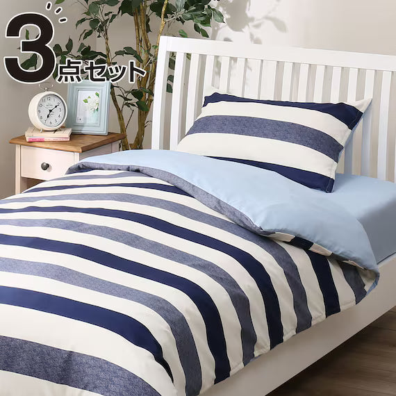 FUTONBED 3P BORDER PATTERN BL