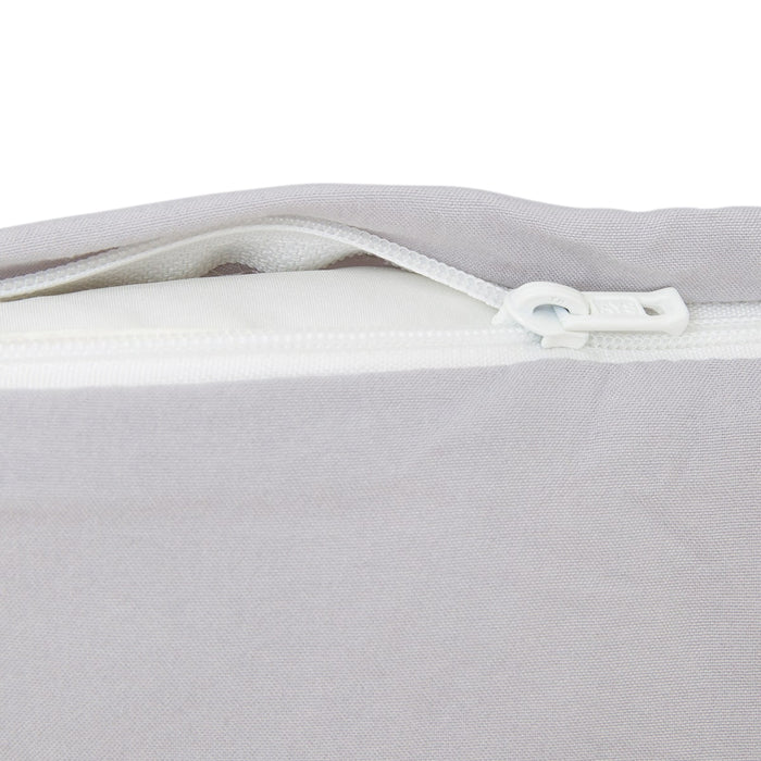 PILLOW COVER POLYESTER WASH GY