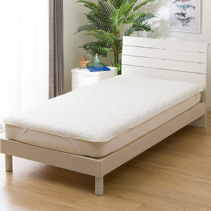 MATTRESS PAD N COOL WD WH S2401