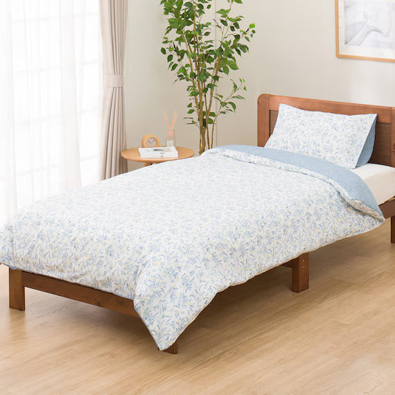 COMFORTER COVER PT51 FLOWER PATTERN BL Q